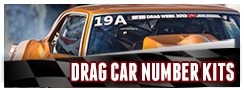 Drag Racing Number Kits