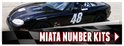 Miata Race Car Numbers