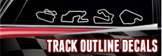 Race Course Track Decals