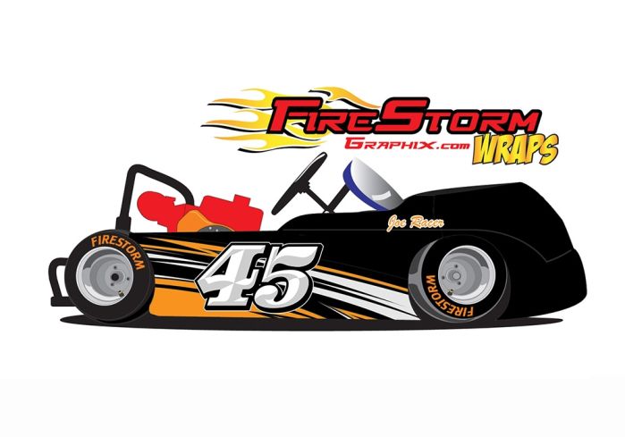 Ferr Karting, Motorsport visor Sticker design pack 