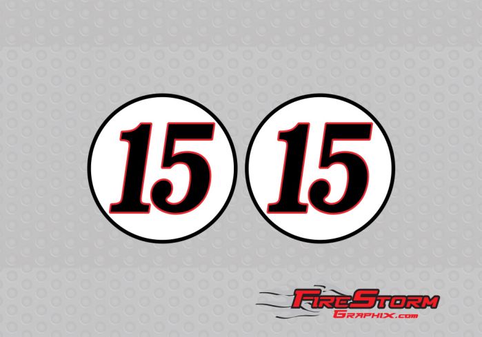 Parnelli Jones Ford Mustang Trans Am Magnetic Meatball Racing Numbers Kit