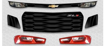 2019 ZL-1 Camaro Racing Graphics Headlight Decal Kit MINI CUP