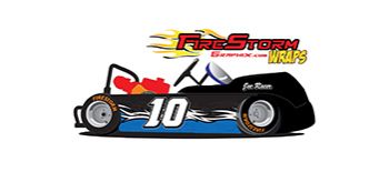 Blue Tribal Go Kart Wrap