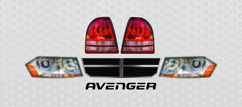 2008-Dodge-Avenger-Headlight-Decal-Kit Complete