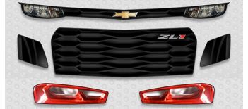 2019 ZL-1 Camaro Racing Graphics Headlight Decal Kit FULL SIZE