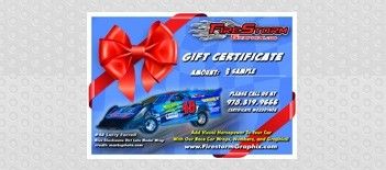 FireStorm Graphix Gift Certificates