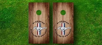Ford Mustang Cornhole Decals Wraps