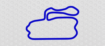 NEW HAMPSHIRE MOTOR SPEEDWAY ROAD ALTERNATE COURSE TRACK DECAL