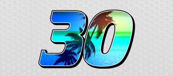 Paradise Island Minicup Number Kit