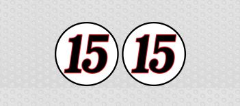 Parnelli Jones Ford Mustang Trans Am Vinyl Meatball Racing Number Kit
