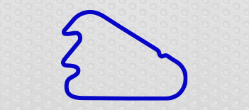 Pocono Int'l Raceway North South Option 1 Course Track Decal