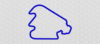 Pocono Int'l Raceway North South Option 3 Course Track Decal