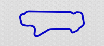 Pocono Int'l Raceway South East Option 1 Course Track Decal