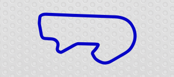 Pocono Int'l Raceway South East Option 5 Course Track Decal