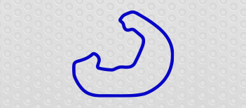 Pocono Int'l Raceway South Option 1 Course Track Decal