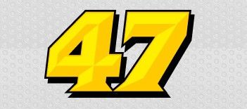 yellow-prismatic-vinyl-Race-Car-Numbers-lettering