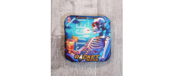 Red Zero Hour ACO Stamped Carpet Cornhole Bags