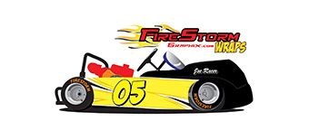 Yellow Flex Go Kart Wrap