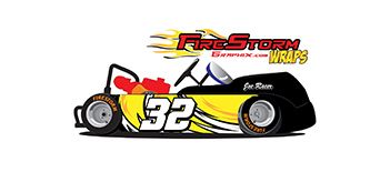 Yellow Shifter Go Kart Wrap