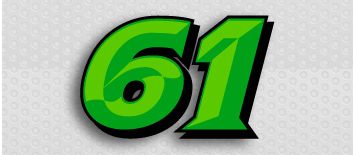 green-prismatic-Race-Car-Numbers-lettering