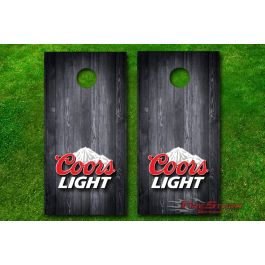 PAIR Coors Light Cornhole Board Wraps Beer Drinking Wraps Decals Vinyl Sticker 