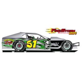 Dirt Track Racing Stickers
