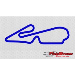 Mission Raceway Park 1.35 Mile Circuit Track Decal - Wall Decal