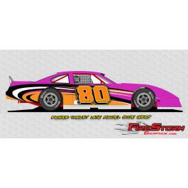 Power Thrust Pavement Asphalt Late Model Wrap