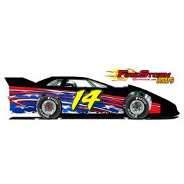 The Patriot - Dirt Late Model Wrap