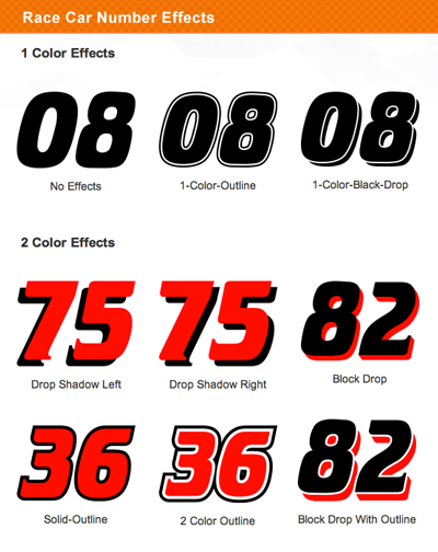 Magnetic Roundels, Race Car Numbers, Race Car Decals, Race Car Wraps
